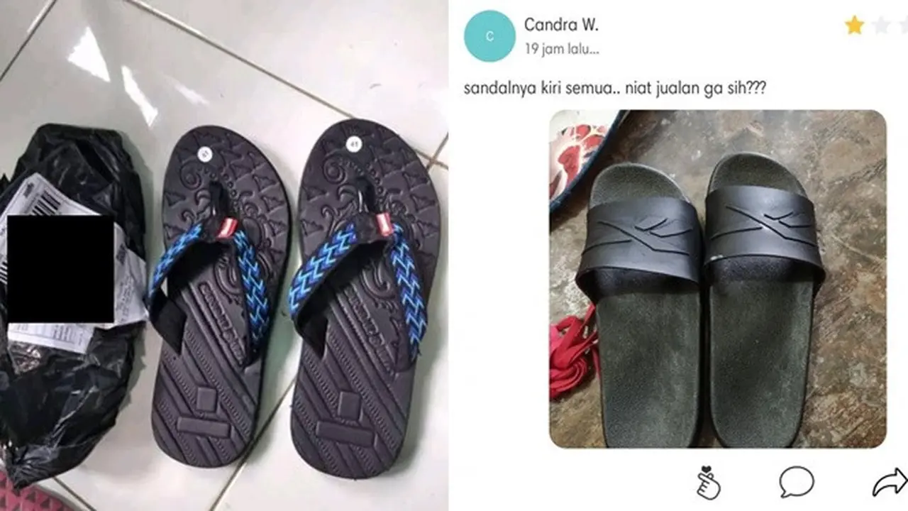 6 Potret Apes Beli Sendal Tidak Sesuai Ekspektasi Ini Bikin Kesal