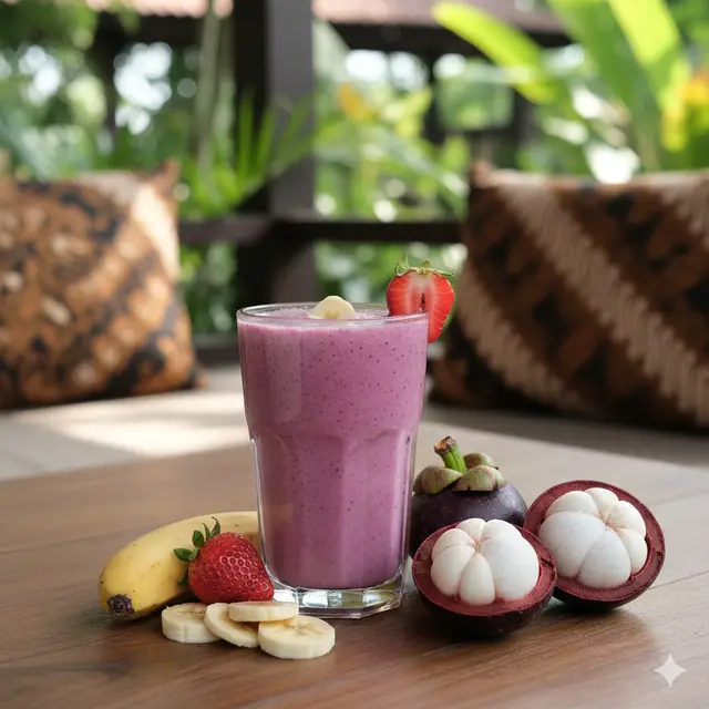 Camilan kulit manggis (Foto: Gemini AI)