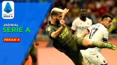 Berita Motion Grafis: Jadwal Liga Italia Pekan 4, AC Milan Tandang ke Markas Sassuolo.