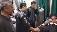 Dua petugas KPPS di Kabupaten Bogor, Jawa Barat pingsan saat penghitungan suara. (Liputan6.com/Achmad Sudarno)