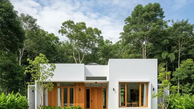 Rumah Kampung dengan Sentuhan Modern
