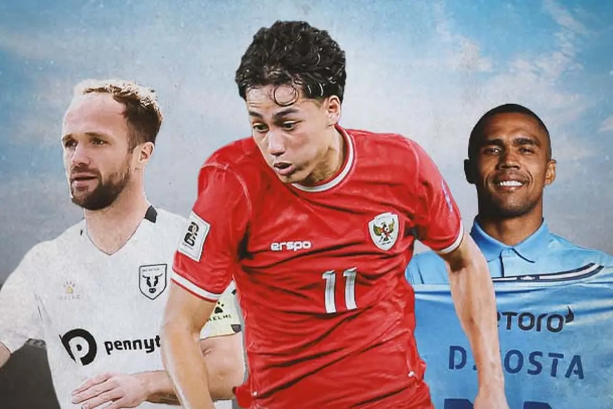 Ilustrasi - Bintang-Bintang A-League: Valere German (Macarthur), Rafael Struick (Brisbane), Douglas Costa (Sydney)