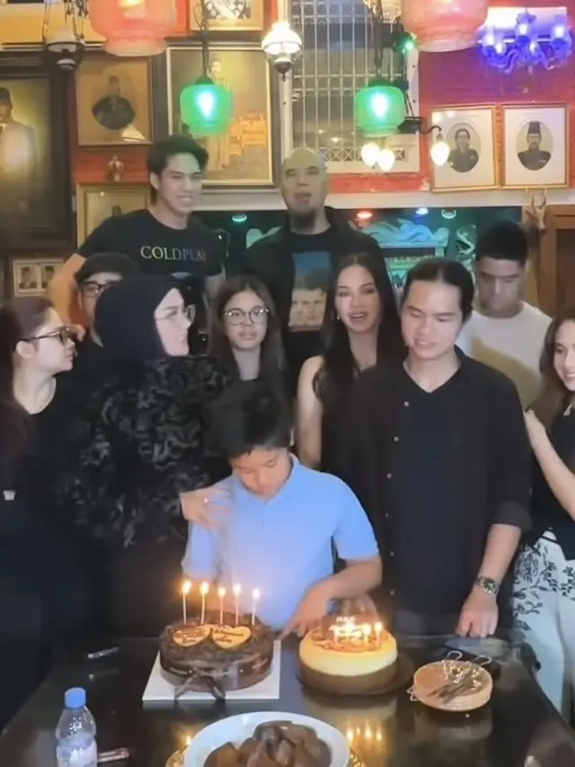 Mulan Jameela di ulang tahun Dul. [@mulanjameela1]