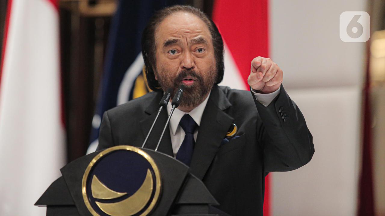 Senyum Anies Baswedan Saat Resmi Diusung Partai Nasdem Jadi Capres di Pilpres 2024