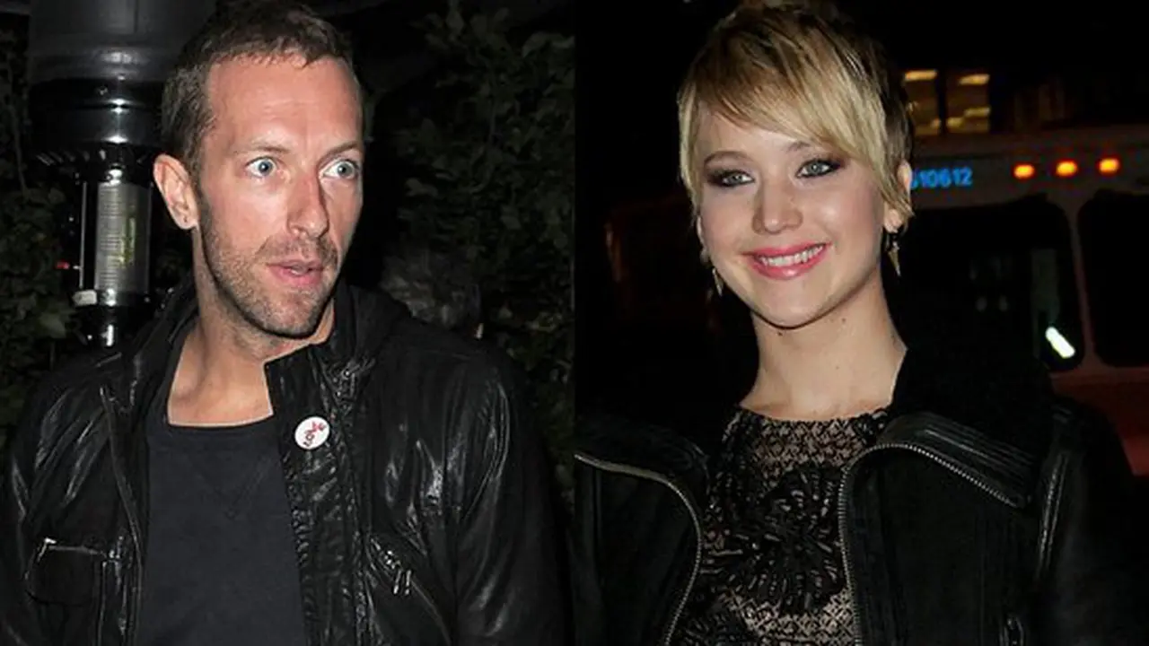 Jennifer Lawrence dn Chris Martin