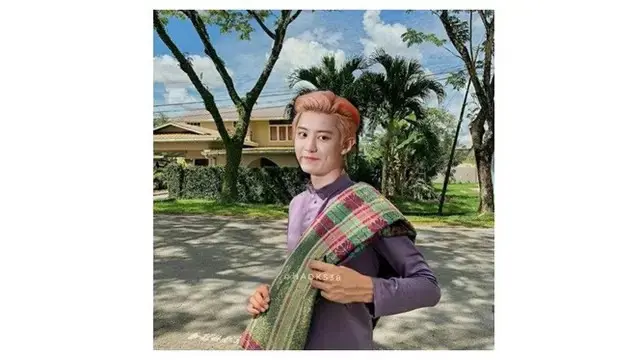 8 Editan Foto Artis K-Pop Sambut Idul Fitri Ini Kocak Banget