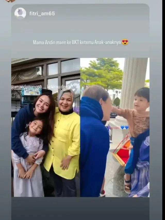 Amanda Manopo berkunjung ke lokasi syuting Ikatan Cinta (foto: Instagram aladin.words)