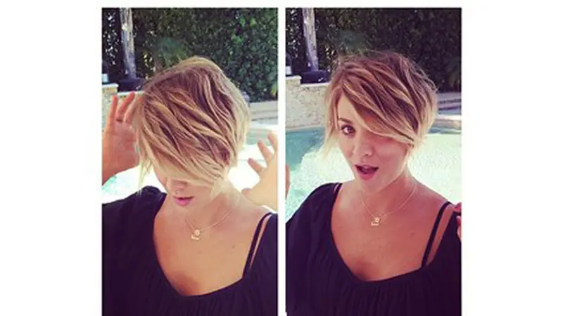 Pixie Cut by Kaley Cuoco