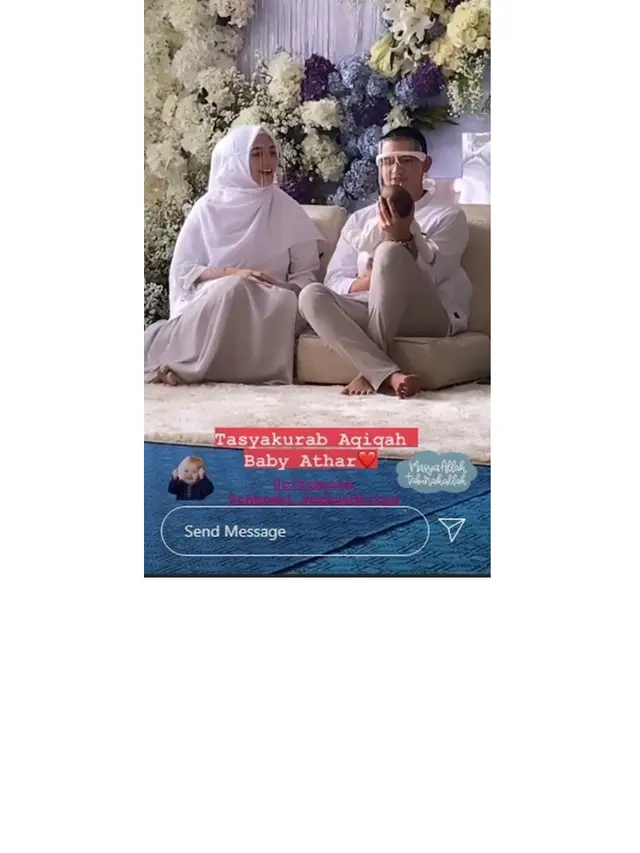 Dekorasi Mewah, Ini 7 Momen Akikah Anak Citra Kirana dan Rezky Adhitya