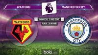 Premier League_Watford Vs Manchester City (Bola.com/Adreanus Titus)