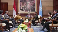 Jokowi Bertemu Sekjen PBB di Bali (Biro Pers Setpres)