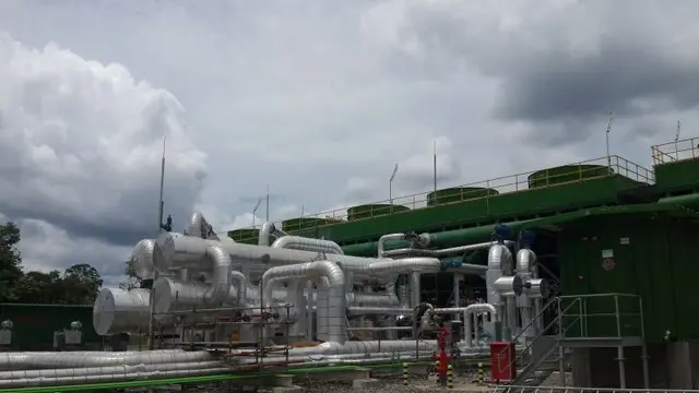 Wilayah Sumatera Utara mendapat tambahan pasokan listrik sebesar 110 Mega Watt (MW) dari Pembangkit Listrik Tenaga Panas Bumi (PLTP) Sarulla Unit I. (Pebrianto/Liputan6.com)