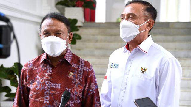 Zainudin Amali dan Mochamad Iriawan