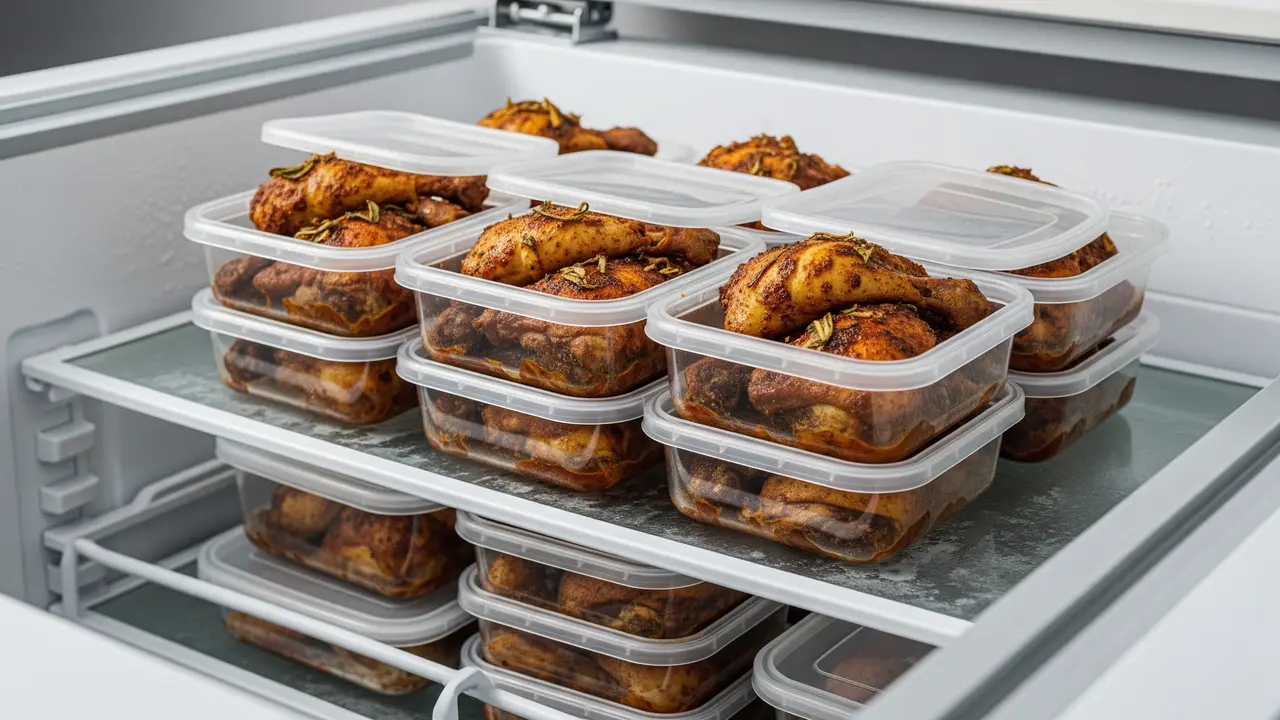 Cara Membuat Ayam Ungkep agar Awet Disimpan di Freezer/AI Generated