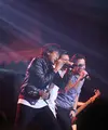 Konser 90’s Festival memang sangat dinantikan bagi para pecinta musik 90-an, khususnya bagi para penggemar grup band Base Jam. Para mantan personel Base Jam hadir kembali dalam satu panggung. (Nurwahyunan/Bintang.com)