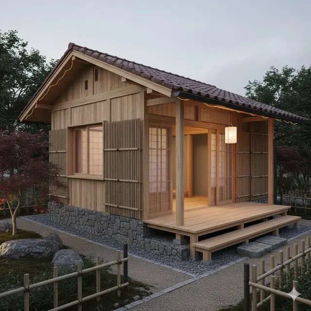 Model Rumah Mungil Ala Jepang Budget Minim (Image by Gemini AI)