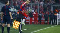 Comeback Arjen Robben Hanya Berlangsung 16 Menit (REUTERS/Kai Pfaffenbach)