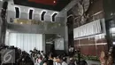 Suasana saat peresmian gedung baru KPK di Jakarta, Selasa (29/12). Gedung baru ini berlantai 16 Namun, penggunaan gedung ini baru bisa digunakan pada Maret mendatang. (Liputan6.com/Faizal Fanani)