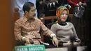 Romi Herton dan istrinya, Masyito didakwa melakukan dugaan suap sengketa pilkada kepada mantan Ketua MK, Akil Mochtar dan memberikan keterangan tidak benar di persidangan, Jakarta, Kamis (20/11/2014). (Liputan6.com/Miftahul Hayat)