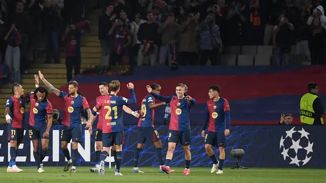 Menjamu Dortmund, Barcelona Berpesta Gol