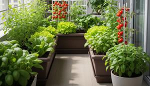 Cara Membuat Kebun Sayur Mini di Balkon Sempit untuk Pemula (Sumber: gemini.com)