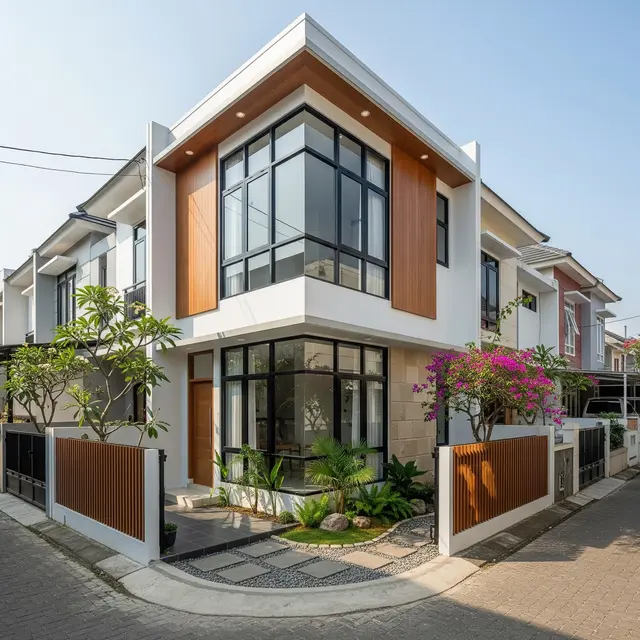 9 Desain Rumah Hook di Lahan Sempit, Maksimalkan Potensi Ruang dan Estetika