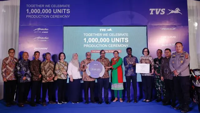 Produksi TVS Indonesia Tembus 1 Juta Unit (ist)