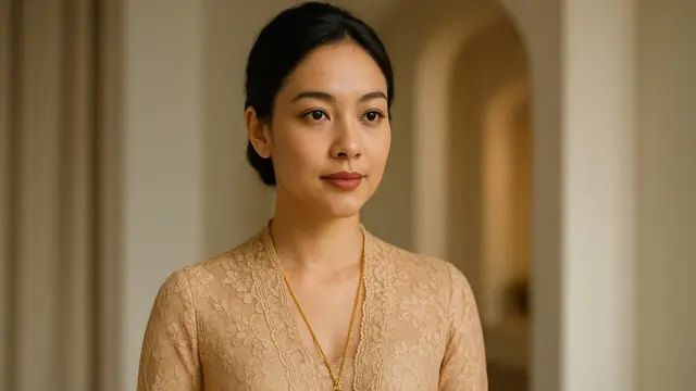 Rekomendasi Kalung Emas untuk Kebaya