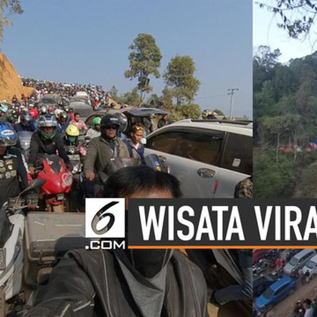Video Tempat Wisata Viral Pengunjung Kena Macet 10 Jam