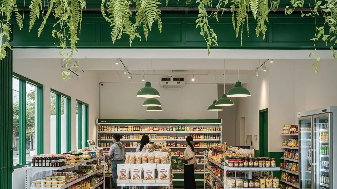 Layout Warung Kelontong Minimalis