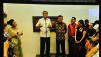 Pembubaran Pokja Tim Transisi dihadiri Kepala Staf Rumah Transisi Rini Soemarno, dan beberapa deputi seperti Akbar Faisal dan Andi Widjajanto, Jakarta, (28/9/14). (Liputan6.com/Miftahul Hayat)