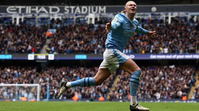 Foto: Erling Haaland Kembali Beraksi, Borong 2 Gol Bawa Manchester City Tumbangkan Everton di Liga Inggris