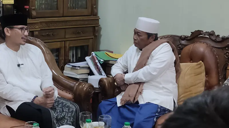 Sandiaga Uno Sambangi Kediaman Mustofa Aqil Siradj di Cirebon, Sinyal Kuat Pindah ke PPP?