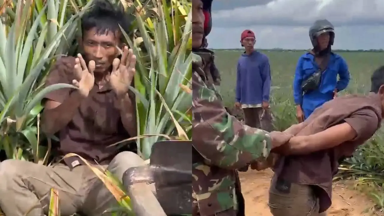 Pencurian sapi yang sempat dimassa warga di Kabupaten Lampung Tengah