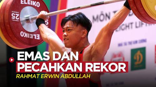 VIDEO: Momen Rahmat Erwin Abdullah Raih Medali Emas dan Pecahkan Rekor di SEA Games 2021