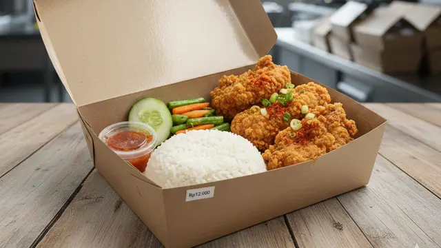 Ide Jualan Lauk Nasi Box yang Menguntungkan (Foto: Gemini AI)