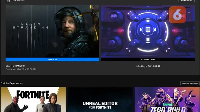 Game Death Stranding Buatan Kojima Production Gratis di Epic Games Store