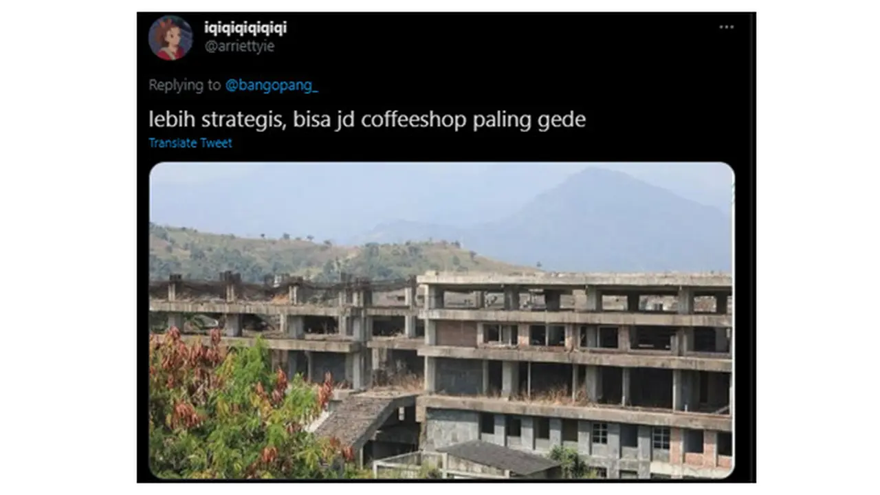 6 Ide Kocak Bangunan Proyek Mangkrak Jadi Coffee Shop Ini Bikin Geleng Kepala