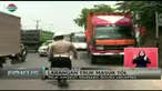 Pembangunan 3 proyek Jasa Marga dan kendaraan besar yang melintas mempengaruhi kemacetan.