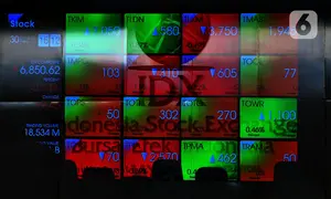 Layar yang menampilkan Indeks Harga Saham Gabungan (IHSG) saat acara Penutupan Perdagangan Bursa Efek Indonesia Tahun 2022 di Jakarta, Jumat (30/12/2022). PT Bursa Efek Indonesia (BEI) mencatat ada 59 perusahaan yang melakukan Initial Public Offering (IPO) atau pencatatan saham sepanjang 2022. Pada penutupan perdagangan akhir tahun, Indeks Harga Saham Gabungan (IHSG) ditutup lesu 0,14% atau 9,46 poin menjadi 6.850,62. (Liputan6.com/Angga Yuniar)