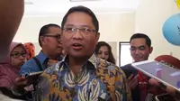 Menteri Komunikasi dan Informatika Rudiantara ditemui usai acara Siber Berkreasi d.i Jakarta, Senin (2/10/2017). (Liputan6.com/Agustinus M Damar)