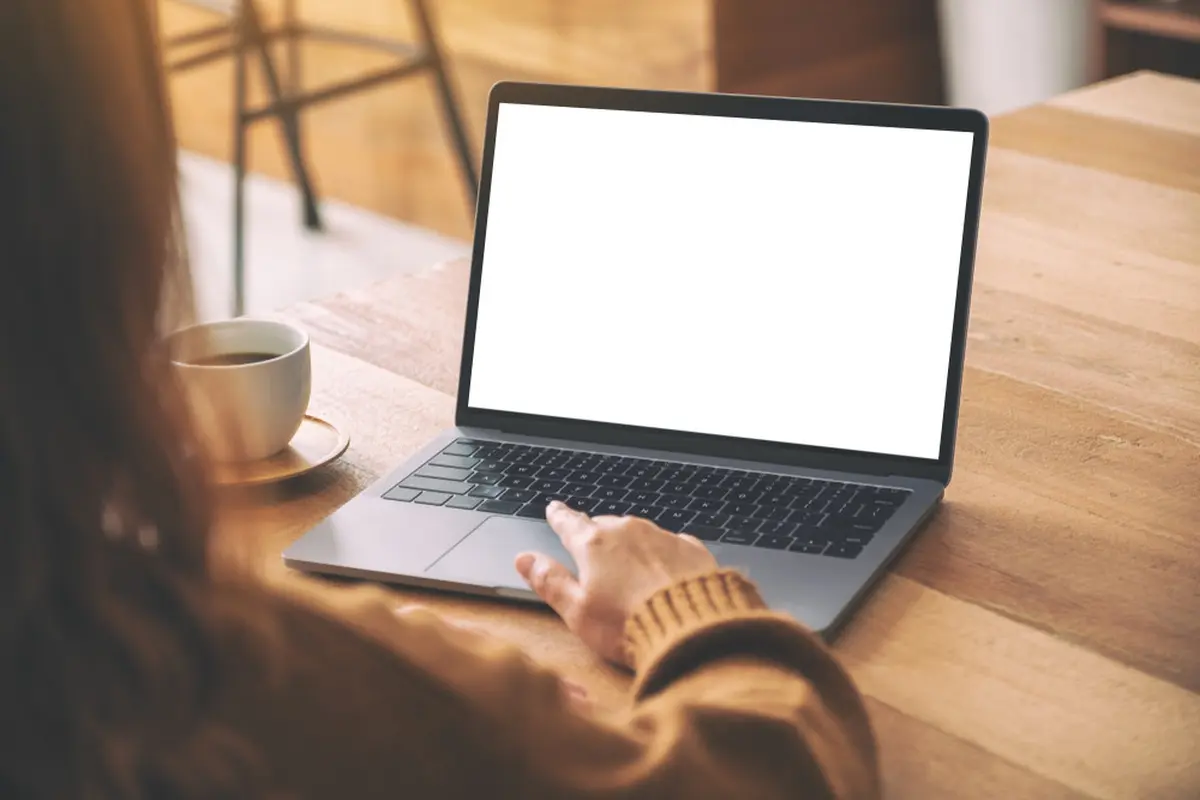 ilustrasi touchpad laptop
