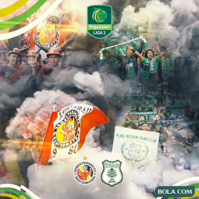 Pegadaian Liga 2 - Ilustrasi Suporter - Semen Padang Vs PSMS Medan