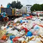 Tumpukan sampah di Pekanbaru yang masih menjadi persoalan belum tertuntaskan oleh pemerintah daerah. (Liputan6.com/M Syukur)