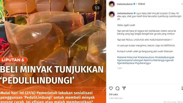 Melanie Subono (Foto: Instagram/@melaniesubono)