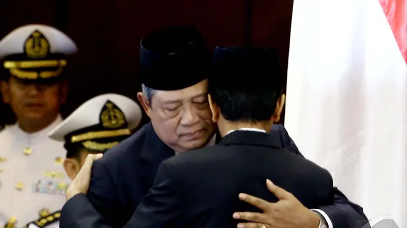 Suasana Pelantikan Jokowi dan Jusuf Kalla