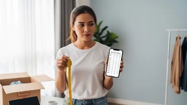Tips Beli Baju Online Biar Tidak Salah Ukuran