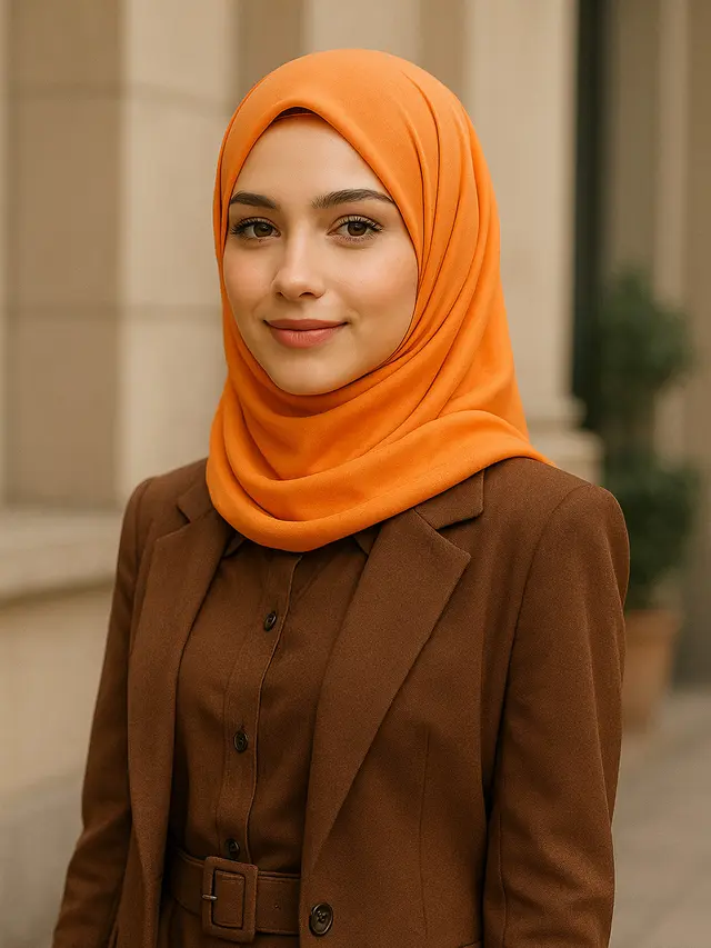 Warna Jilbab yang Cocok Dipadukan dengan Baju Coklat