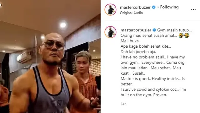 Deddy Corbuzier (Foto: Instagram/@mastercorbuzier)