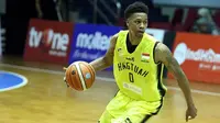 Pebasket Amerika Serikat, Bryquis Perine, gagal memperkuat Hang Tuah di sisa sesi Indonesia Basketball League (IBL) 2018-2019 karena kelebihan tinggi. (dok. Hang Tuah)